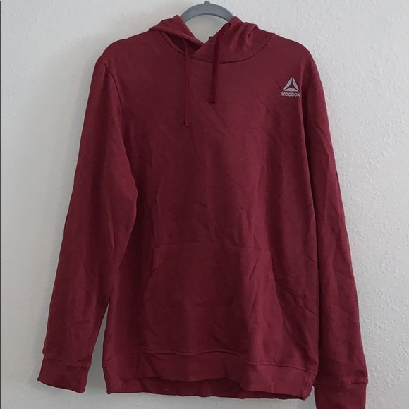 Reebok Maroon Hoodie - Picture 1 of 5